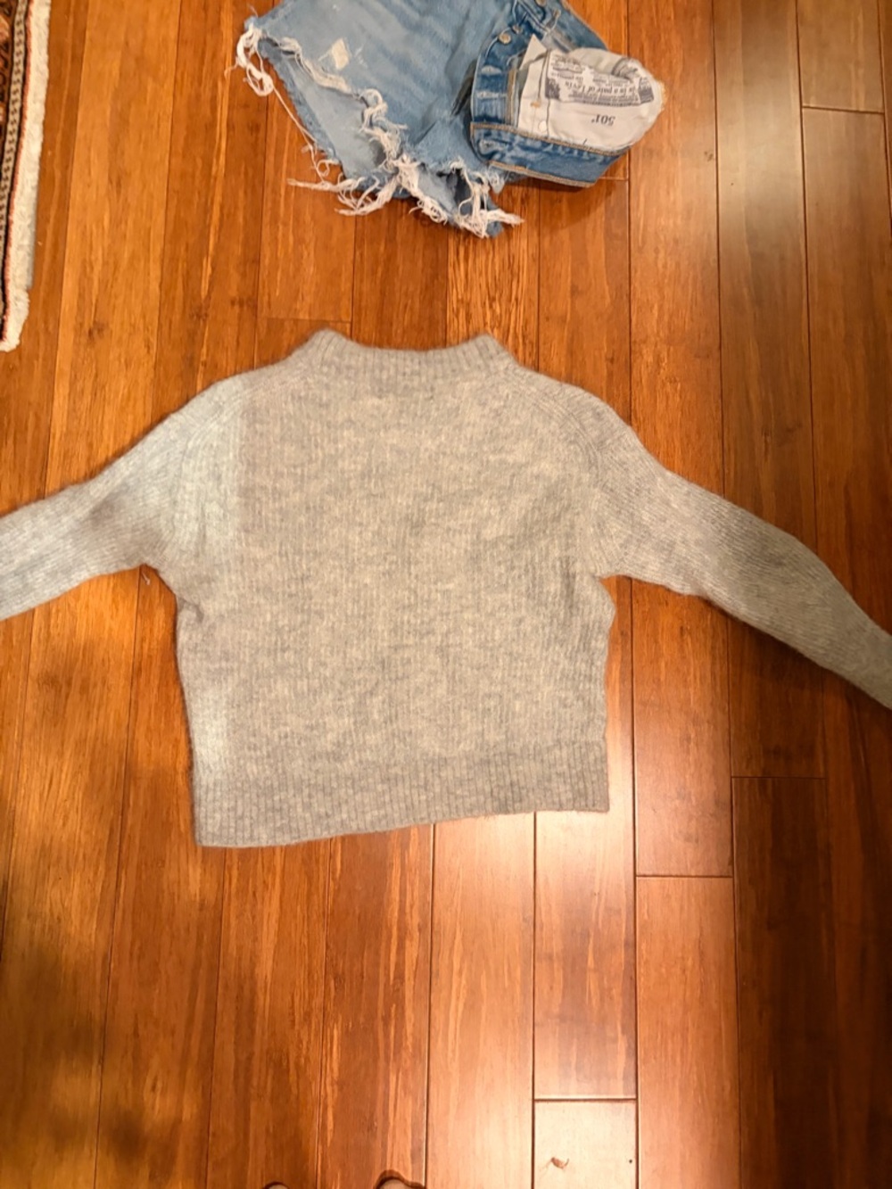 Everlane XXS Gray Pullover Sweater